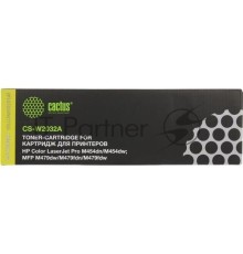 Картридж лазерный Cactus CS-W2032A желтый (2100стр.) для HP LJ M454/MFP M479