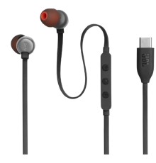 Гарнитура внутриканальные JBL Tune 310C черный проводные в ушной раковине (JBLT310CBLK)