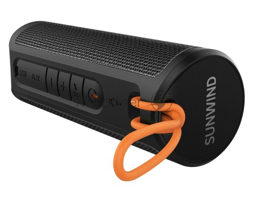 Колонка порт. SunWind SW-PS105 B черный 10W 1.0 BT/3.5Jack 1800mAh