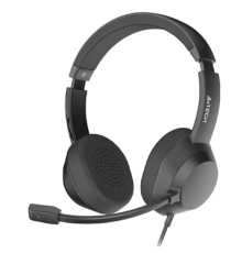 Наушники с микрофоном A4Tech Fstyler FH150U черный 2м накладные USB оголовье (FH150U BLACK)