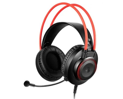 [Наушники] Наушники с микрофоном A4Tech Bloody G200S черный/красный 2м мониторные USB оголовье (G200S USB/ BLACK +RED)