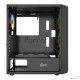 Компьютерный корпус Powercase Mistral Edge, Tempered Glass, 4x 120mm 5-color fan, чёрный, ATX  (CMIEB-L4)