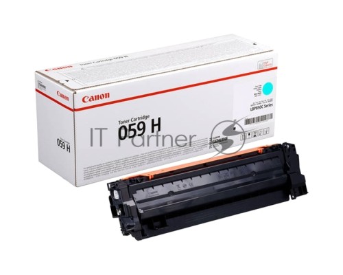 Картридж CANON 059H C голубой (увеличенной емкости 13500стр.) для CANON LBP 852Cx