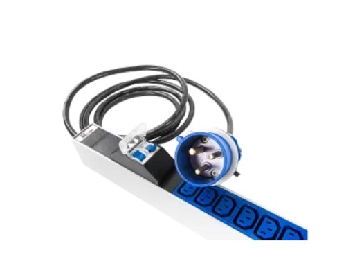 [Аксессуар] REM Верт блок розеток Rem-2MC,LINUX,мониторинг,измерение,1~32А,авт,36C13,1420мм,вх IEC309,шнур 3м