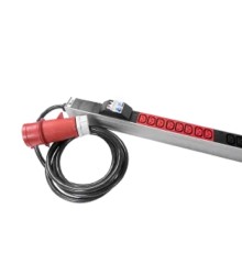 REM Верт блок розеток Rem-2MC,LINUX,мониторинг,измерение,3~16A,36C13,1420мм,вх IEC309,шнур 3м