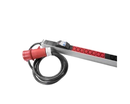 [Аксессуар] REM Верт блок розеток Rem-2MC,LINUX,мониторинг,измерение,3~16A,36C13,1420мм,вх IEC309,шнур 3м