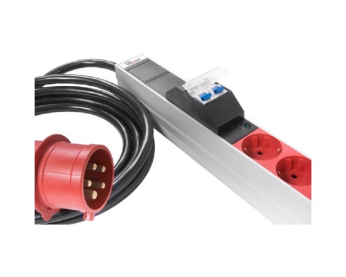 [Аксессуар] REM Верт блок розеток Rem-2MC,LINUX,мониторинг,измерение,3~16A,24S,1820мм,вх IEC309,шнур 3м