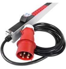 REM Верт блок розеток Rem-2MC,LINUX,мониторинг,измерение,3~32A,авт,36C13,1820мм,вх IEC309,шнур 3м