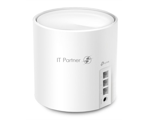 Бесшовный Mesh роутер AX3000 Whole Home Mesh Wi-Fi 6 UnitSPEED: 574 Mbps at 2.4 GHz + 2402 Mbps at 5 GHzSPEC: 2× Internal Antennas, 3× Gigabit Ports (WAN/LAN auto-sensing), 2 Streams and HE160 for 5GHzFEATURE: Deco App, Router/AP Mode, IPv6, IPTV, HomeSh