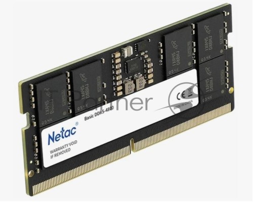 Оперативная память SO-DIMM DDR5 Netac Basic 16GB 4800MHz CL40 1.1V / NTBSD5N48SP-16