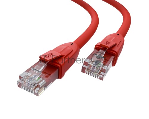 Патч-корд GCR прямой 2.0m UTP кат.6, красный, 24 AWG, ethernet high speed, RJ45, T568B, GCR-52389 Патч-корд GCR прямой 2.0m UTP кат.6, красный, 24 AWG, ethernet high speed, RJ45, T568B, GCR-52389