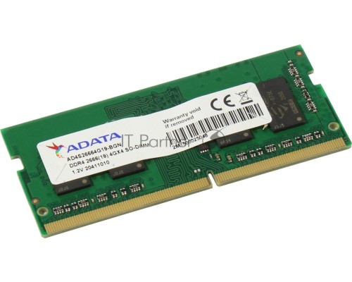 Оперативная память ADATA 4GB DDR4 2666MHz (1x4GB), SODIMM, non-ECC, OEM