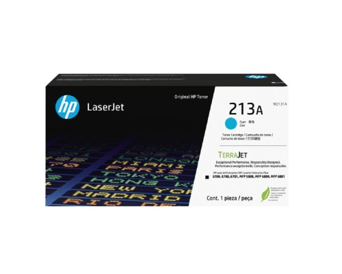 [Расходные материалы] Тонер-картридж/ HP 213A Cyan Original LaserJet Toner Cartridge