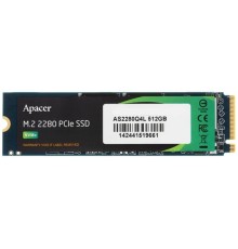 SSD Apacer M.2 2280 512GB AS2280Q4L Client SSD AP512GAS2280Q4L-1 3600/3000,  PCIe Gen4 x4, 3D NAND
