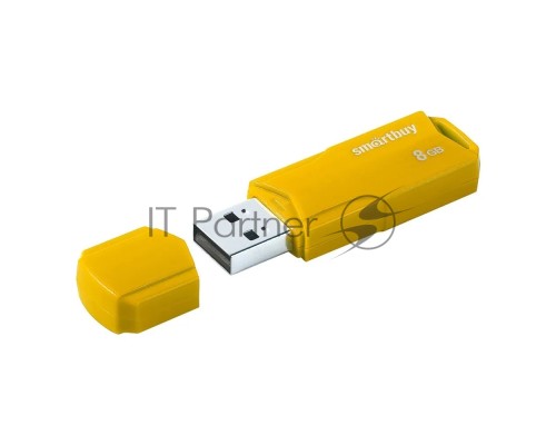 Флеш диск USB SmartBuy 8GB CLUE Yellow (SB8GBCLU-Y)