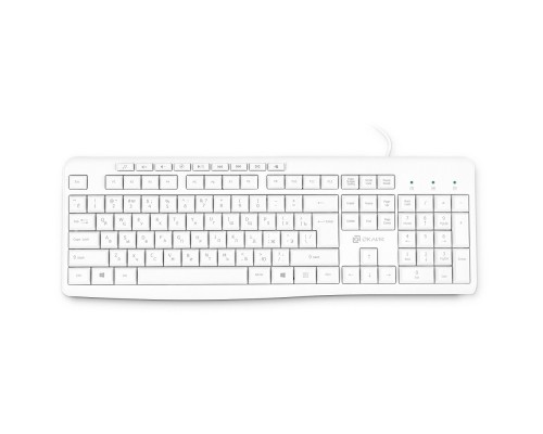 [Клавиатура] Клавиатура Oklick 305M белый {Клавиатура, USB} [1875227] 
