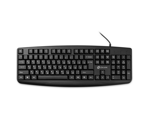 [Клавиатура] Клавиатура Oklick 105M черный USB [1678092]