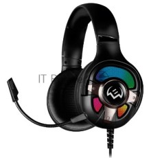 Наушники с микрофоном Sven AP-U1100MV черный 2.2м мониторные оголовье
