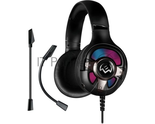 Наушники с микрофоном Sven AP-U1100MV черный 2.2м мониторные оголовье