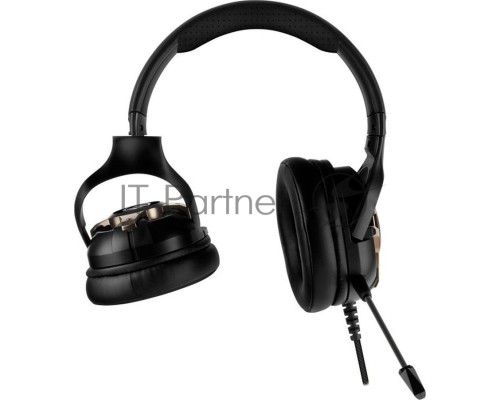 Наушники с микрофоном Sven AP-U1100MV черный 2.2м мониторные оголовье