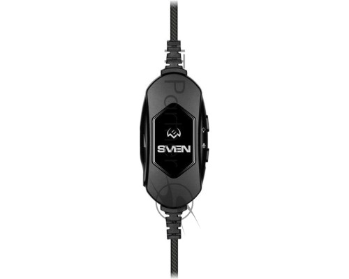Наушники с микрофоном Sven AP-U1100MV черный 2.2м мониторные оголовье