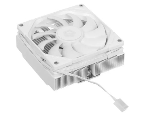 [вентилятор] Cooler ID-Cooling IS-47-XT WHITE LGA1700/1200/115X/AM4 низкопрофильный высота 47mm  TDP 95W, PWM, 4 тепл.трубки + медная база, FAN 92mm,белый) BOX