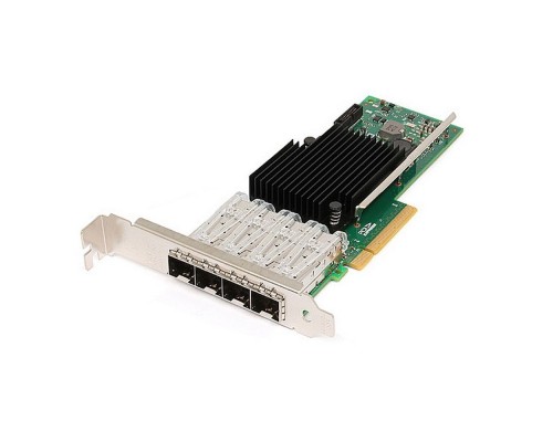 [INTEL Сетевые адаптеры] Сетевой адаптер Intel Intel® Ethernet Converged Network Adapter X710-DA4 4x SFP+ port 10GbE/1GbE, PCI-E v3 x4, VMDq. PCI-SIG* SR-IOV, w/o RDMA, Low Profile (081399) {5}