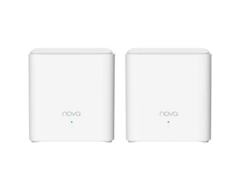 [Сетевое оборудование] TENDA EX3(2-pack) Mesh Wi-Fi 6 система AX1500, до 300 Мбит/с на 2,4 ГГц + до 1201 Мбит/с на 5 ГГц, LAN 1x 1Гбит/с, WAN 1x1 Гбит/с, 2x3 dBi внутренние антенны