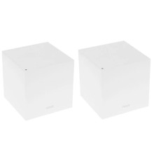 TENDA MW12(2-pack) рехдиапазонная гигабитная Wi-Fi Mesh система АС2100, до 300 Мбит/с на 2,4 ГГц + до 867 Мбит/с на 5 ГГц, LAN 2x 1Гбит/с, WAN 1x1 Гбит/с, 4 встроенные
