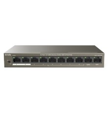 TENDA TEF1110P-8-63W Коммутатор настольный 10-Ports 10/100 Base-TX 8-Ports PoE(PoE бюджет 63W)