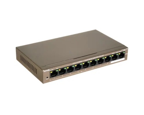 [Сетевое оборудование] TENDA TEF1110P-8-102W Коммутатор настольный 8-Ports 10/100 Base-TX + 2-Ports 10/100/1000 Base-TX 8-Ports PoE(PoE бюджет 99W)
