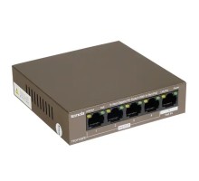 TENDA TEG1105PD Коммутатор настольный 5-Ports 10/100/1000 Base-T 4-Ports PoE(PoE бюджет 30W)