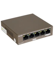 TENDA TEG1105PD Коммутатор настольный 5-Ports 10/100/1000 Base-T 4-Ports PoE(PoE бюджет 30W)