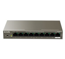 TENDA TEF1109P-8-102W Коммутатор настольный 9-Ports 10/100 Base-TX 8-Ports PoE(PoE бюджет 92W)