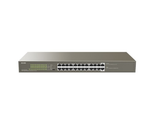 [Сетевое оборудование] TENDA TEG1124P-24-250W Коммутатор в стойку 24-Ports 10/100/1000 Base-T 24-Ports PoE(PoE бюджет 225W)