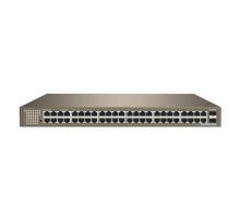 TENDA TEG1050F Коммутатор в стойку 48-Ports 10/100/1000 Base-T + 2-Ports 1000 Base-X SFP
