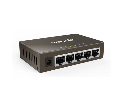 [Сетевое оборудование] TENDA TEG1005D Коммутатор настольный  5-Ports 10/100/1000 Base-T Gigabit Switch