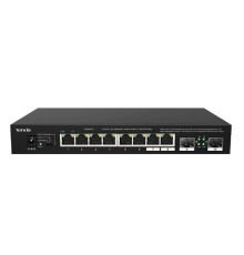 TENDA TEM2010F Коммутатор настольный 8-Ports 100/1000/2500 Mbps Base-TX + 2-Ports 100/1000/2500 Mbps Base-X SFP