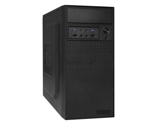 Компьютерный корпус Minitower ExeGate EX291271RUS BAA-109U2 (mATX, без БП, 2*USB+2*USB3.0, аудио, черный)