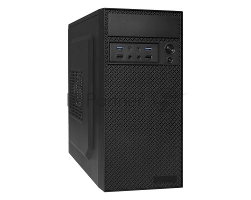 Компьютерный корпус Minitower ExeGate EX291271RUS BAA-109U2 (mATX, без БП, 2*USB+2*USB3.0, аудио, черный)