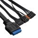 Компьютерный корпус Minitower ExeGate EX291271RUS BAA-109U2 (mATX, без БП, 2*USB+2*USB3.0, аудио, черный)