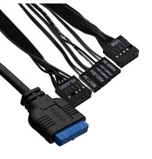 Компьютерный корпус Desktop ExeGate MI-301U-200 (mATX/mini-ITX, 1U-F200S 4см, 1*USB+1*USB3.0, аудио, черный)