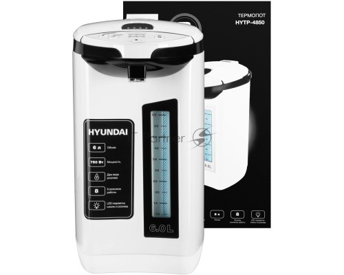 Термопот Hyundai HYTP-4850 6л. 750Вт белый/черный