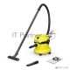 Строительный пылесос Karcher WD 2 Plus V-12/4/18 1000Вт (уборка: сухая/сбор воды) желтый
