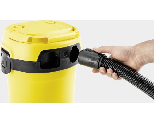 Строительный пылесос Karcher WD 2 Plus V-12/4/18 1000Вт (уборка: сухая/сбор воды) желтый