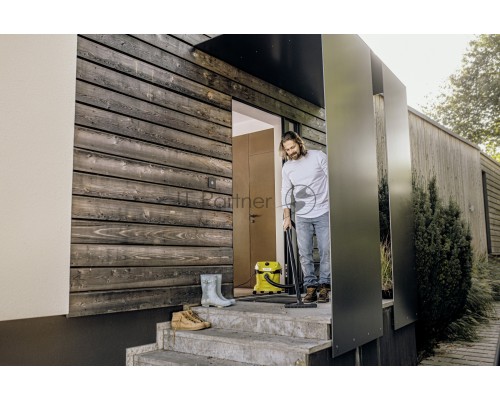 Строительный пылесос Karcher WD 2 Plus V-12/4/18 1000Вт (уборка: сухая/сбор воды) желтый