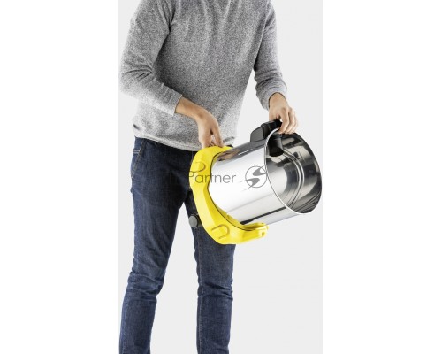 Строительный пылесос Karcher WD 3 S V-17/4/20 1000Вт (уборка: сухая/сбор воды) желтый
