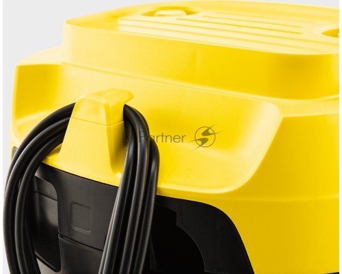 Строительный пылесос Karcher WD 3 S V-17/4/20 1000Вт (уборка: сухая/сбор воды) желтый
