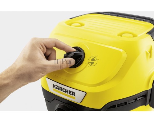 Строительный пылесос Karcher WD 3 S V-17/4/20 1000Вт (уборка: сухая/сбор воды) желтый