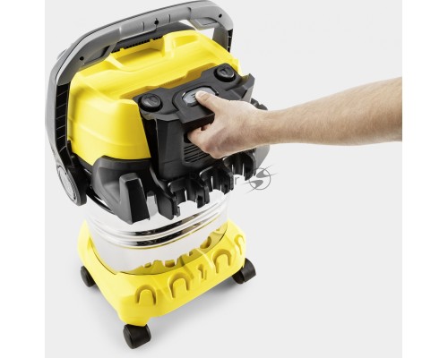 Строительный пылесос Karcher WD 5 S V-25/5/22 1100Вт (уборка: сухая/сбор воды) желтый